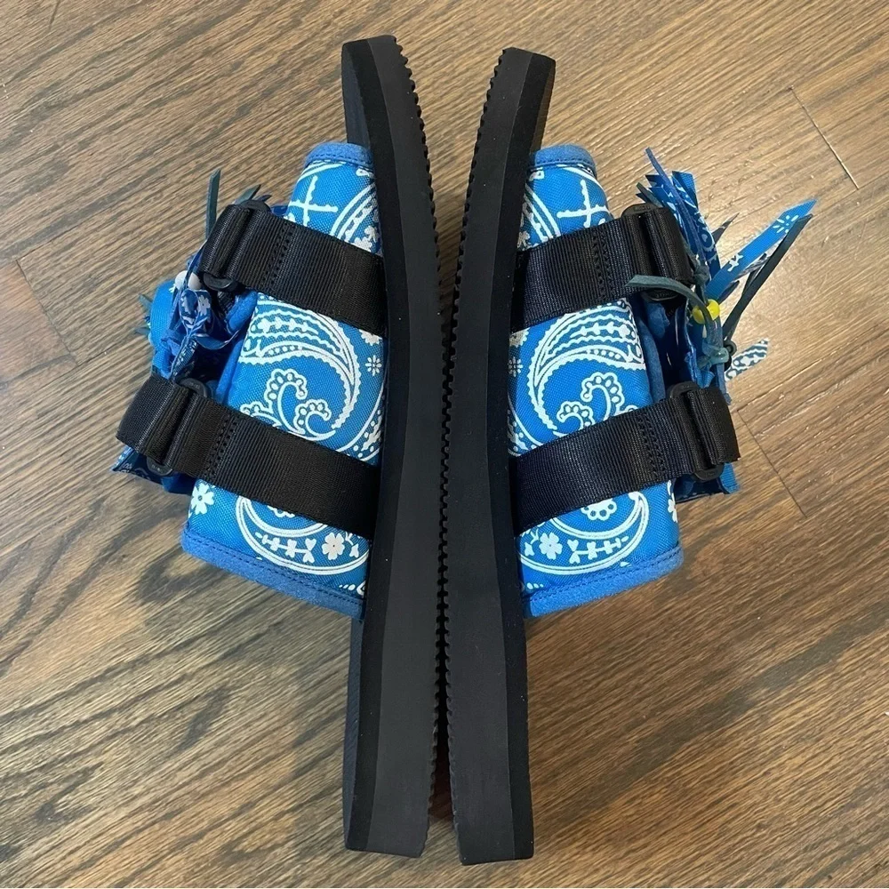 Alanui X Suicoke Moto Cab fringe-detail open-toe sandals Men’s 11